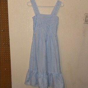 Mlle Gabrielle Light Blue Textured Dress